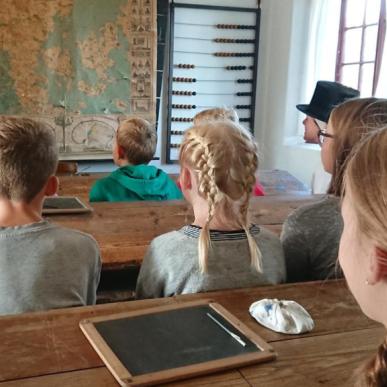 Undervisning i Gærup Skolemuseum Sydfynsk Forår