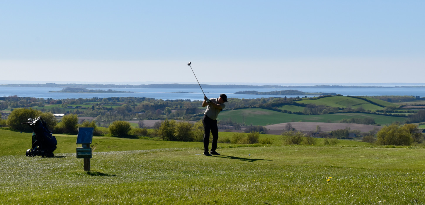 kat Diskant terning Golfbaner | Faaborg | Midtfyn | Golfspiller | Udsigt | Øhavet