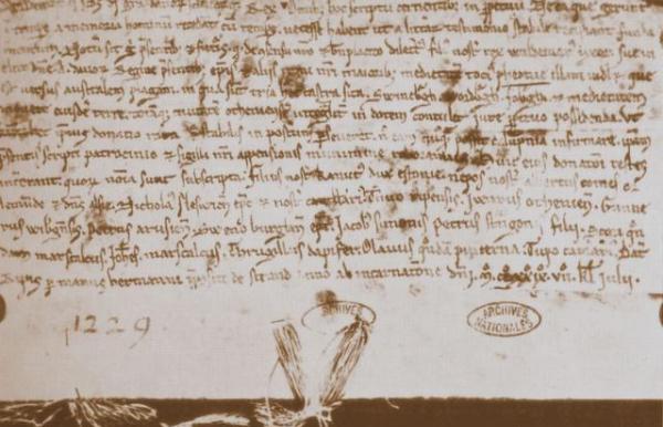 Valdemar Sejrs morgengavebrev til prinsesse Eleonora | Faaborgs dåbsattest fra 1229 | VisitFaaborg