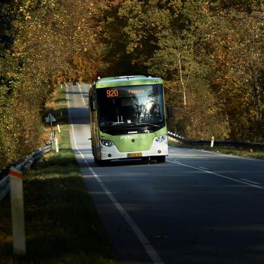 Turistbilletten kan købes som fysisk billet på turistbureauet i Faaborg | Grøn Fynbus bus