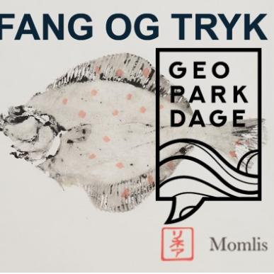 Trente Mølle afholder gyotaku catch and print under Geoparkdage 2024