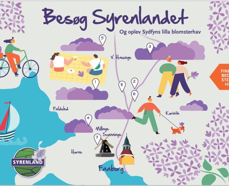 Forside af postkortet Besøg Syrenlandet