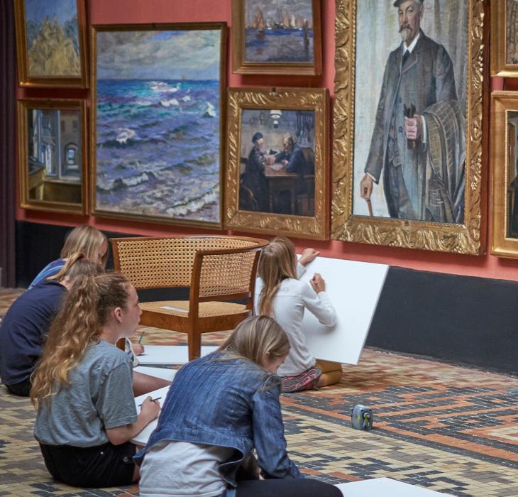 Kunstmuseet Faaborg Museum børn tegner